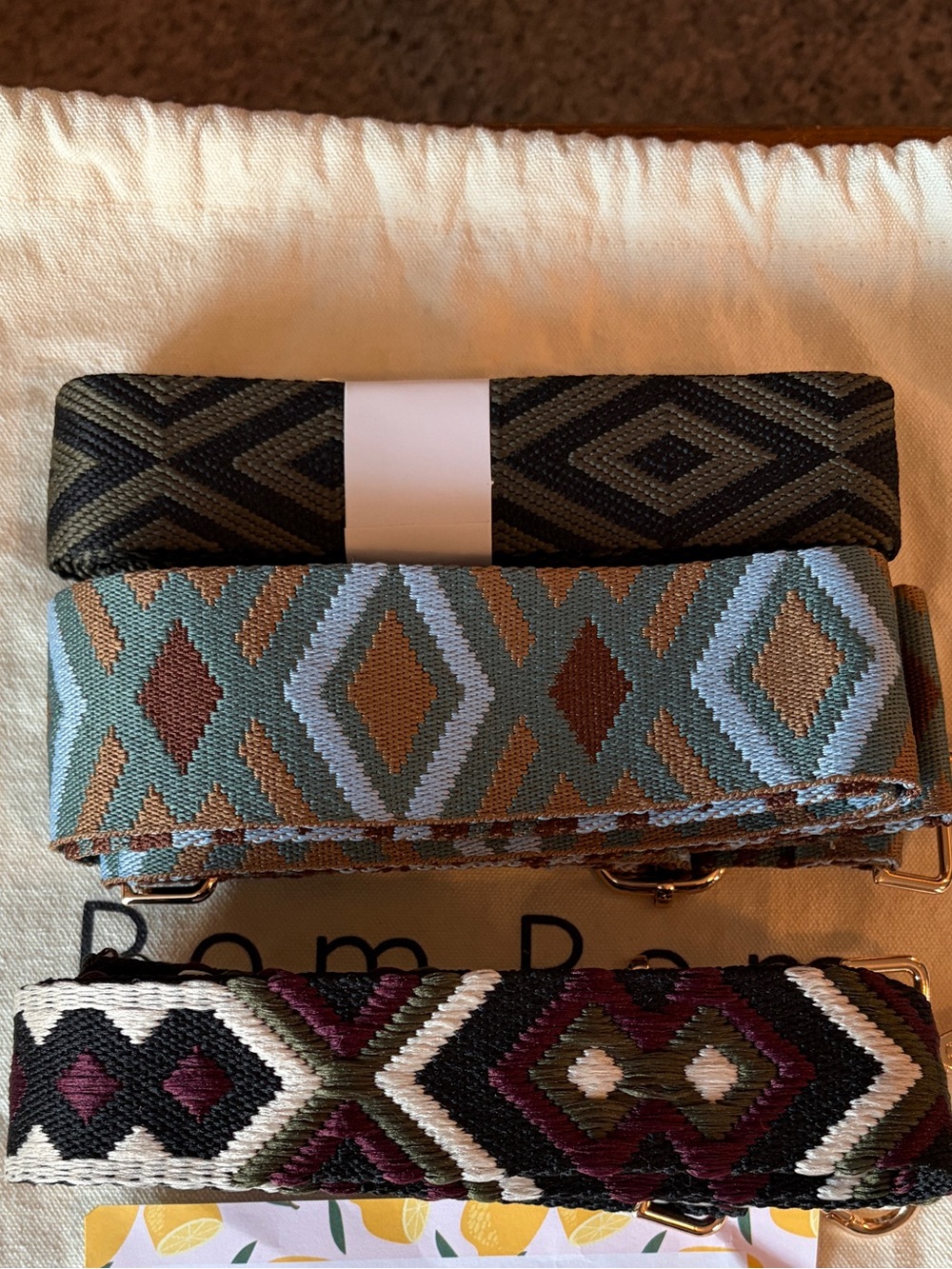 Pom Pom London- Fabric Strap Bundle 1